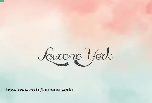 Laurene York