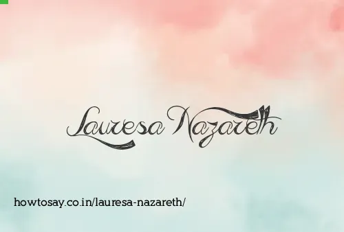 Lauresa Nazareth