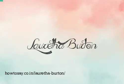 Lauretha Burton