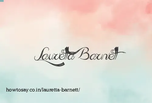 Lauretta Barnett
