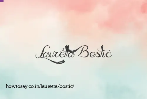Lauretta Bostic
