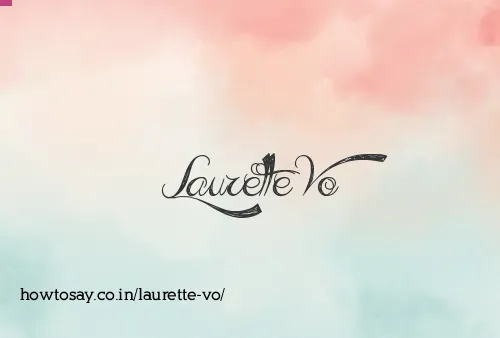 Laurette Vo