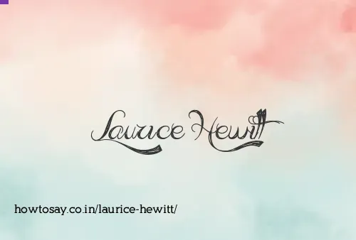 Laurice Hewitt