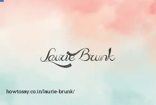 Laurie Brunk