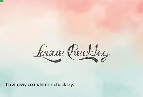 Laurie Checkley