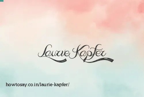 Laurie Kapfer
