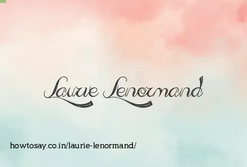 Laurie Lenormand