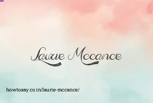Laurie Mccance