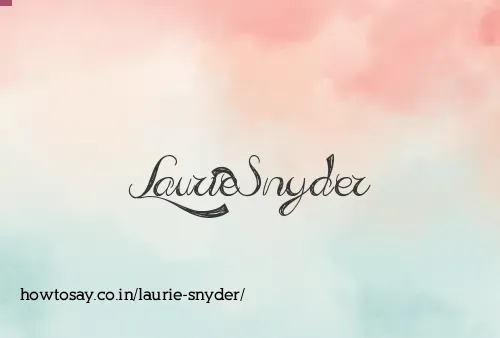 Laurie Snyder