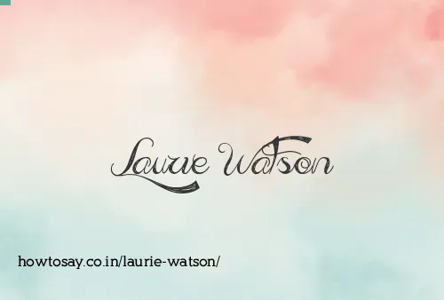 Laurie Watson