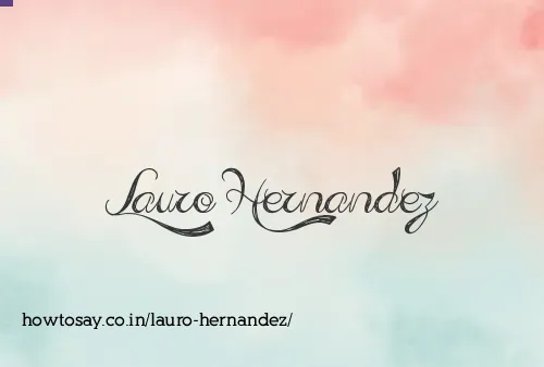 Lauro Hernandez