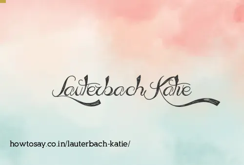 Lauterbach Katie