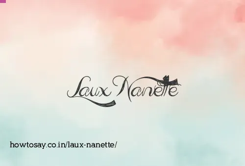 Laux Nanette