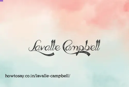 Lavalle Campbell