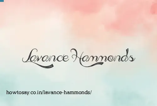 Lavance Hammonds