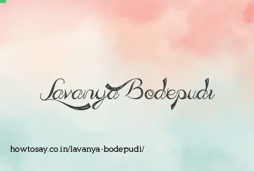Lavanya Bodepudi