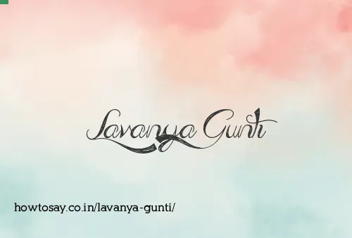 Lavanya Gunti