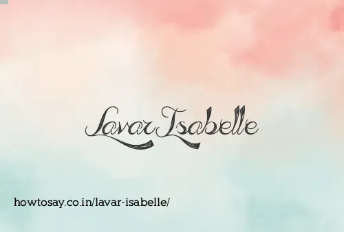 Lavar Isabelle