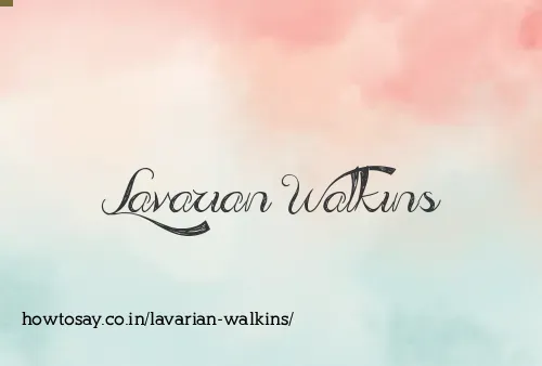 Lavarian Walkins