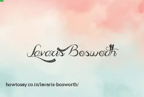 Lavaris Bosworth