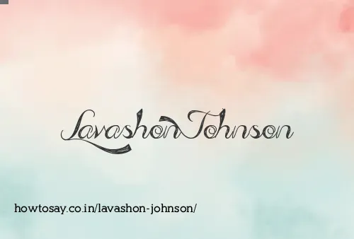 Lavashon Johnson