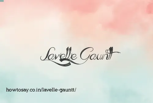 Lavelle Gauntt