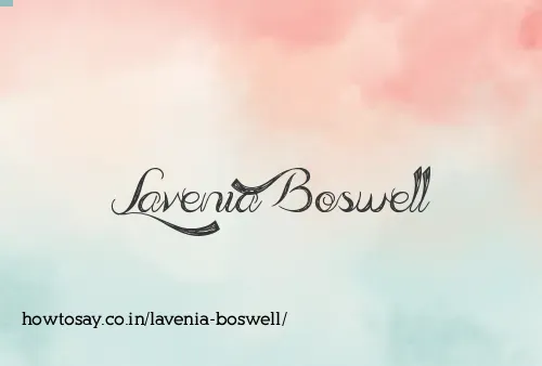 Lavenia Boswell