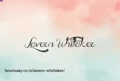 Lavern Whittaker