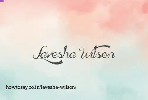 Lavesha Wilson