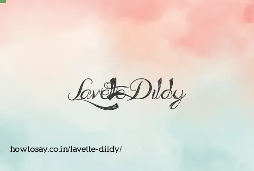 Lavette Dildy