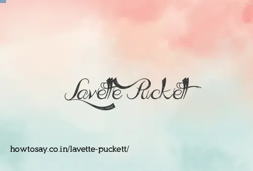 Lavette Puckett