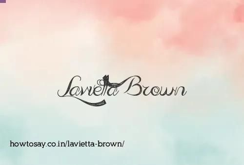 Lavietta Brown