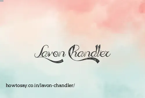 Lavon Chandler