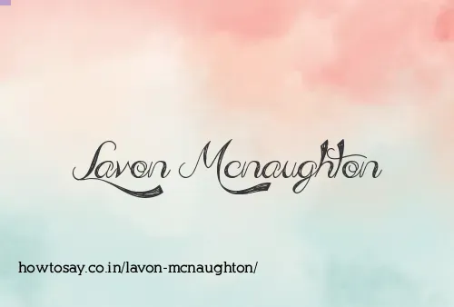 Lavon Mcnaughton