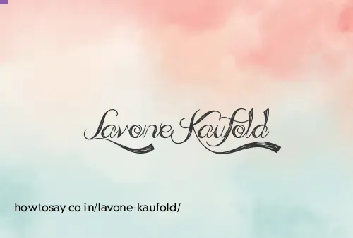 Lavone Kaufold