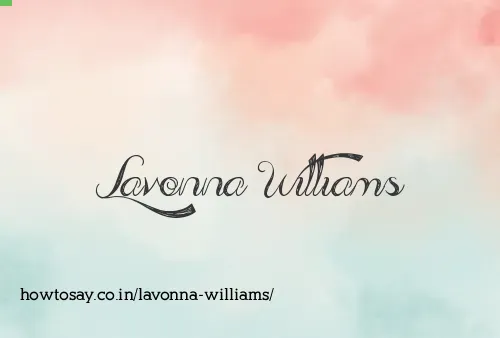 Lavonna Williams