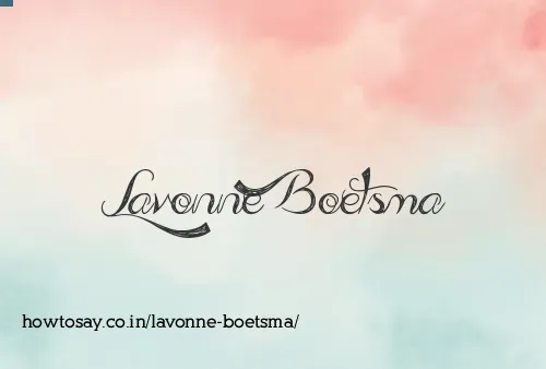 Lavonne Boetsma