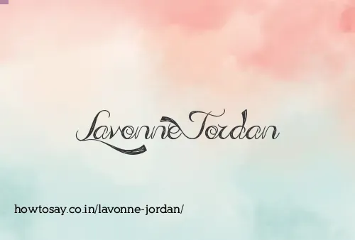Lavonne Jordan