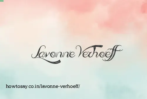 Lavonne Verhoeff