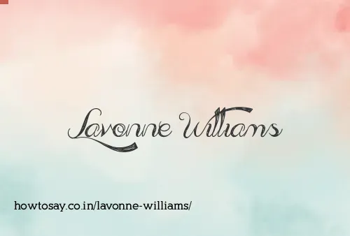 Lavonne Williams