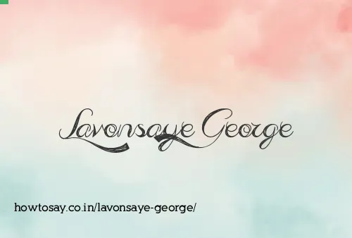Lavonsaye George