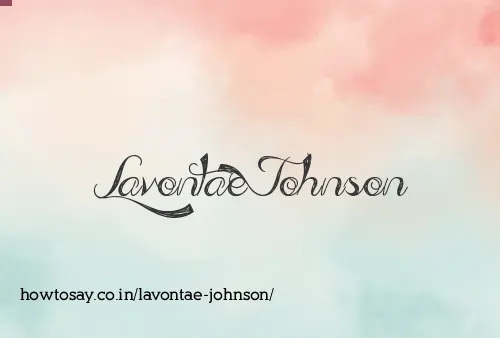 Lavontae Johnson