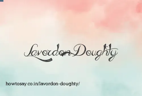 Lavordon Doughty