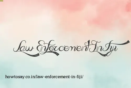 Law Enforcement In Fiji