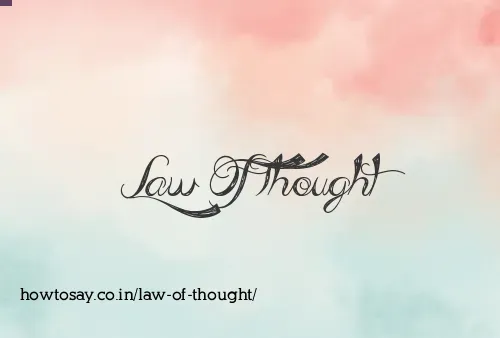 Law Of Thought