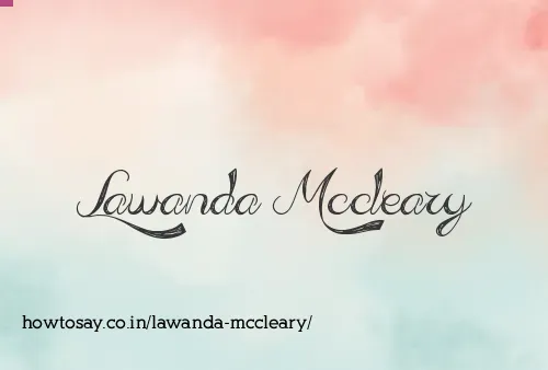 Lawanda Mccleary