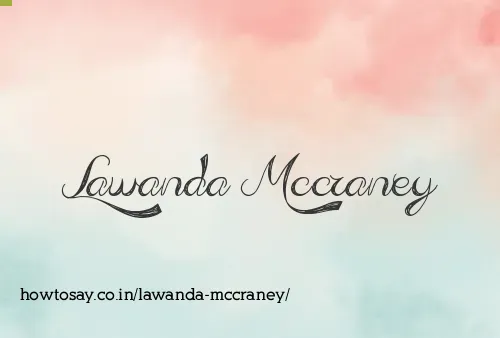 Lawanda Mccraney