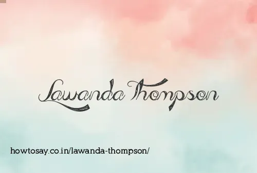 Lawanda Thompson