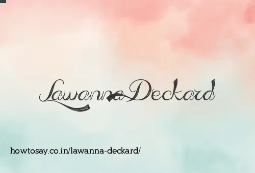 Lawanna Deckard