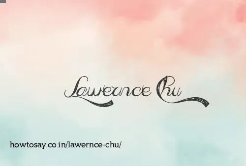 Lawernce Chu